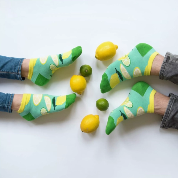 Chaussettes Agrumes Citrons