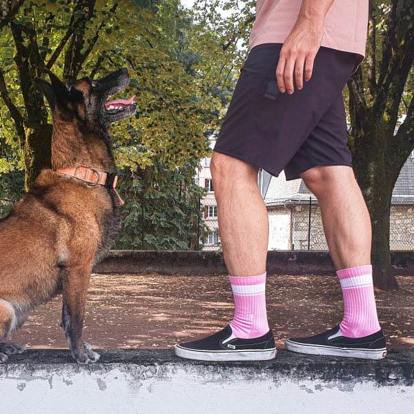 Chaussettes Tennis Rose