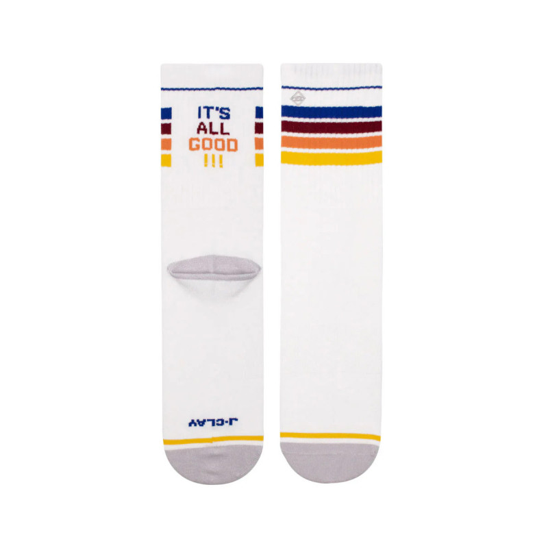 Chaussettes tennis bandes couleurs J.Clay - YouSocks