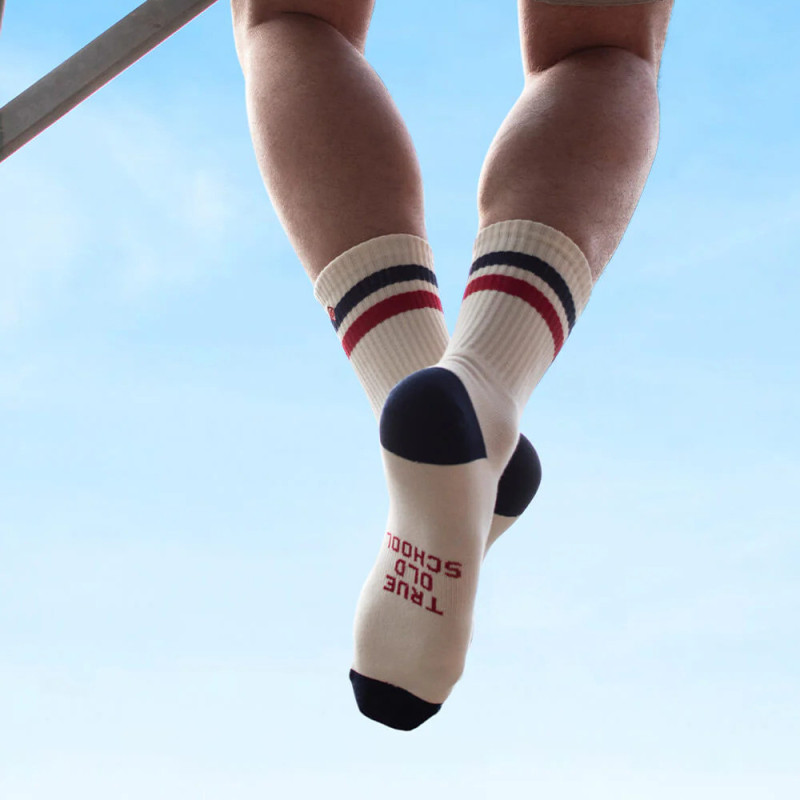 Chaussettes tennis Old School J.Clay - YouSocks
