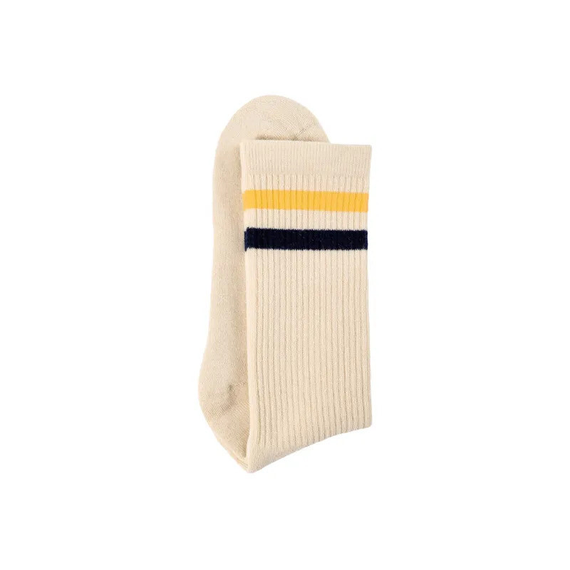 Vintage rayure jaune/bleue.